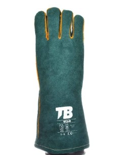 GUANTE SOLDADOR SERRAJE VERDE 911LR TALLA 9 2