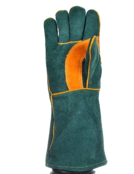 GUANTE SOLDADOR SERRAJE VERDE 911LR TALLA 10