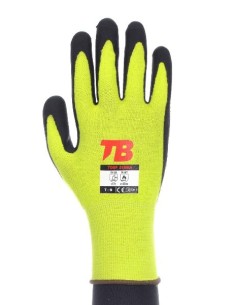 GUANTE MECANICO Y TERMICO CALOR ALGODON RECUBIERTO NITRILO 700F ZEBRA TALLA 9 2