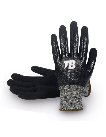 GUANTE HPPE Y FIBRA DE VIDRIO RECUBRIMIENTO NITRILO 483MF TALLA 7