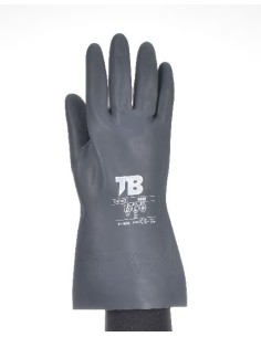 GUANTE NEOPRENO NEGRO FLOCADO 9003 TALLA 9 2