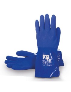 GUANTE QUIMICO ALGODON RECUBIERTO PVC 666 VINIL TALLA 10