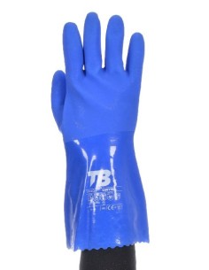 GUANTE QUIMICO ALGODON RECUBIERTO PVC 666 VINIL TALLA 10 2