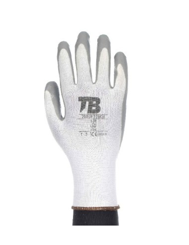 GUANTE MECANICO POLIESTER RECUBRIMIENTO NITRILO EN PALMA 700GP TOUCH TALLA 8