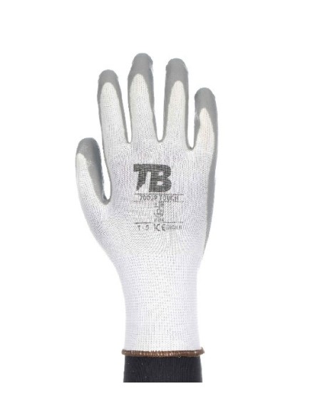 GUANTE MECANICO POLIESTER RECUBRIMIENTO NITRILO EN PALMA 700GP TOUCH TALLA 8