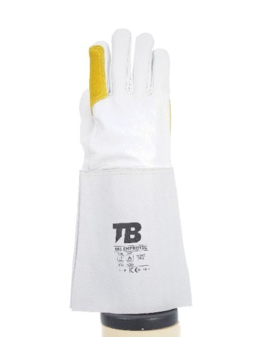 GUANTE FLOR CABRA CON REFUERZO SERRAJE 981 EMPROTIG TALLA 10 