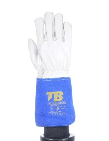 GUANTE PIEL FLOR FORRO PARA-ARAMIDA 980KV SOLMIG TALLA 8