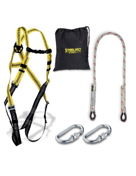 KIT ARNES CON CUERDA 1,5 MTS Y 2 MOSQUETONES AZOR