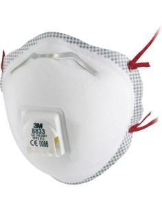 3M MASCARILLA FFP3 MOLDEADA CON VALVULA 8833
