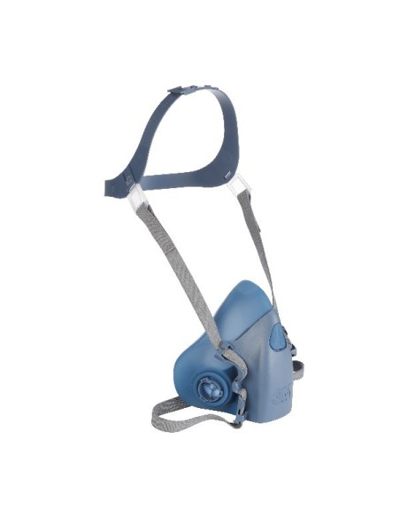 3M MEDIA MASCARA REUTILIZABLE GASES Y VAPORES SILICONA 7502 TALLA M