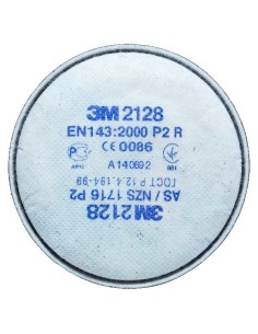 3M FILTRO PARTICULAS BAYONETA P2 R OZONO 2128