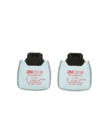 3M SECURE CLICK FILTRO DE PARTICULAS P3 R D3138