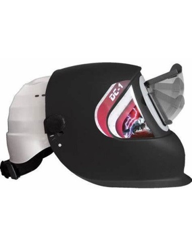 PANTALLA SOLDADOR FLIP UP CON CASCO AZUL DC1-330