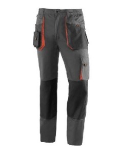 PANTALON TOP RANGE NEGRO/NARANJA T/XXXL 961 