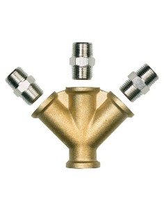 3M TRIFURCACION PARA SISTEMAS AIRCARE ROSCA HEMBRA 3/8 CON ADAPTADORES MACHO