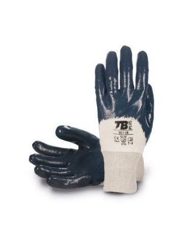 GUANTE NITRILO AZUL DORSO DESCUBIERTO 9013B T/8 (PAQ10/CAJA120)