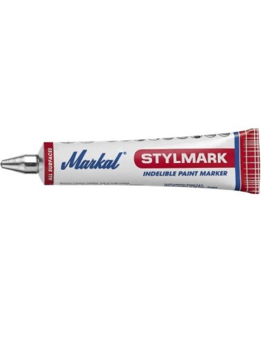 MARCADOR STYLMARK METAL ROJO 3 MM