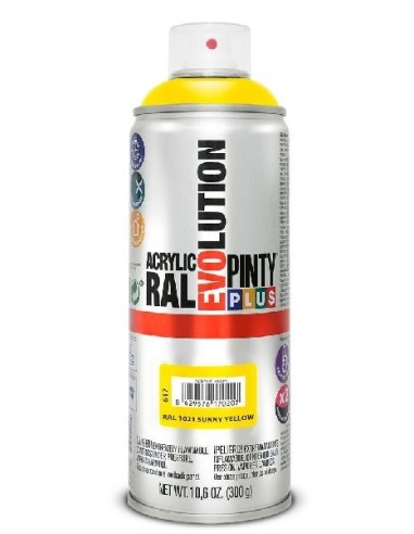 PINTURA SPRAY ACRILICA RAL 1021 AMARILLO 400ML