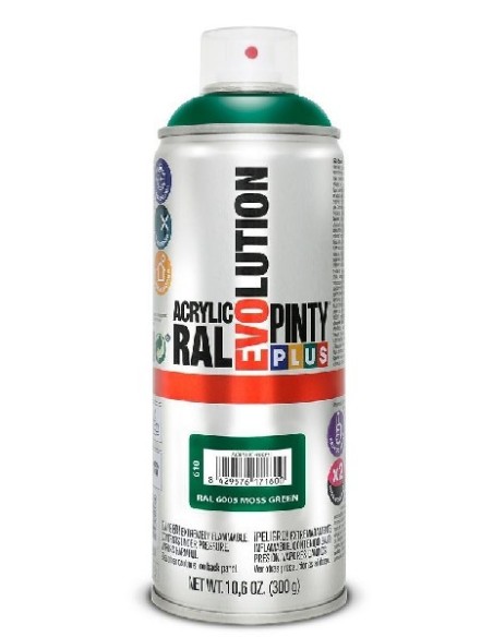 PINTURA SPRAY ACRILICA RAL 6005 VERDE 400ML