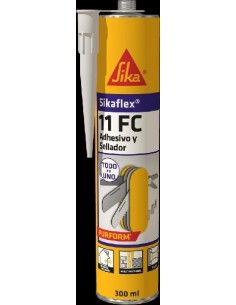 MASILLA POLIURETANO SIKAFLEX 11FC GRIS CARTUCHO 300CC