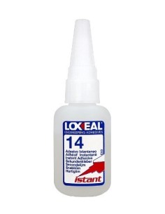 LOXEAL ADHESIVO CIANOCRILATO PARA GOMA Y METAL INSTANT 14 20 GRS. (TIPO 496)