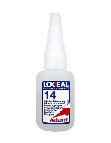 LOXEAL ADHESIVO CIANOCRILATO PARA GOMA Y METAL INSTANT 14 20 GRS. (TIPO 496)