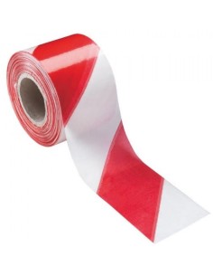 CINTA SEÑALIZACION ADHESIVA ROJA-BLANCA 50X33MTS
