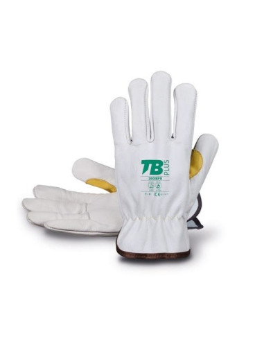 GUANTE PIEL FLOR CON REFUERZO 160IBRF T/10