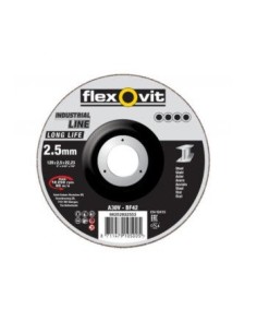 DISCO DE CORTE FLEXOVIT A30V 180X2,5X22,23 BF42 ACERO 